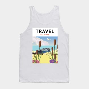 Travel Go by Rail Tank Top